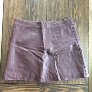 Forever 21 Faux Leather Mini Skirt